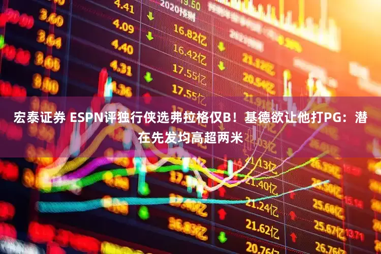 宏泰证券 ESPN评独行侠选弗拉格仅B！基德欲让他打PG：潜在先发均高超两米